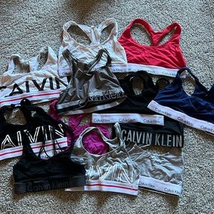12 Calvin Klein bralettes